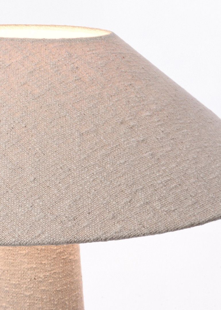 LÁMPARA DE PIE LAMKI CREMA H120 - Imagen 3