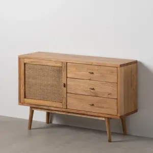 APARADOR MIEL MADERA MINDI SALÓN 120 X 40 X 77 CM