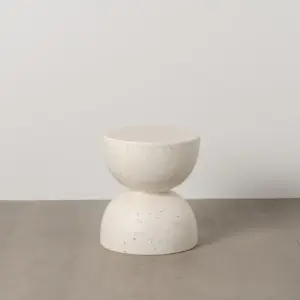 MESITA BLANCO FIBRA DE MAGNESIO 40 X 40 X 45 CM