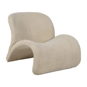 SILLÓN BEIGE TEJIDO SALÓN 78 X 90 X 80 CM