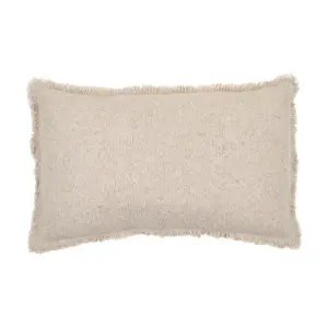 COJÍN NATURAL ALGODÓN-POLIÉSTER 50 X 30 CM