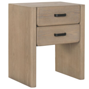 MESITA DE NOCHE ABETO METAL