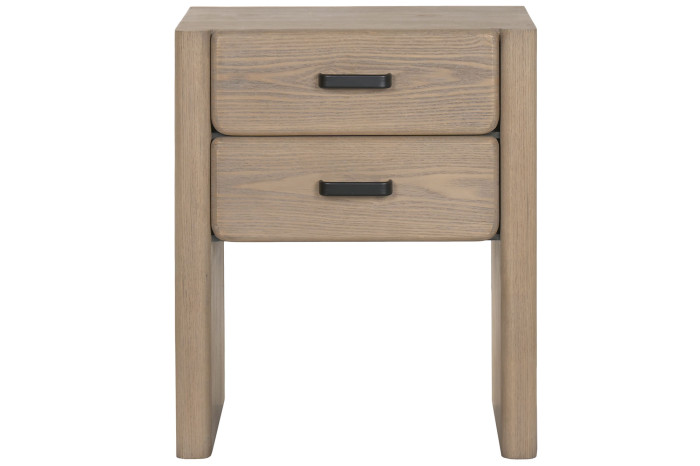 MESITA DE NOCHE ABETO METAL - Imagen 2