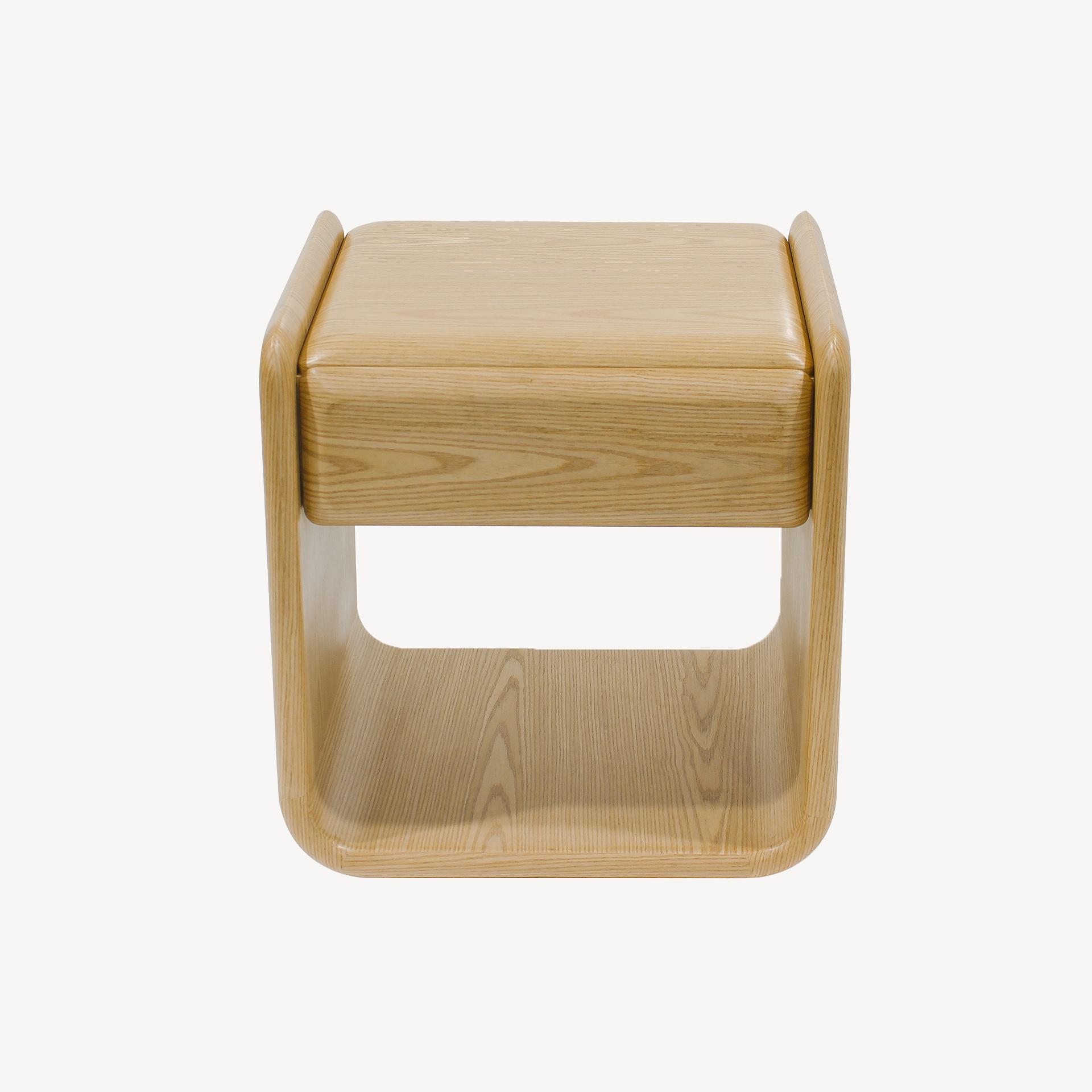 MESITA POMPEYA. 1 CAJÓN, CHAPA MADERA ROBLE - Imagen 2