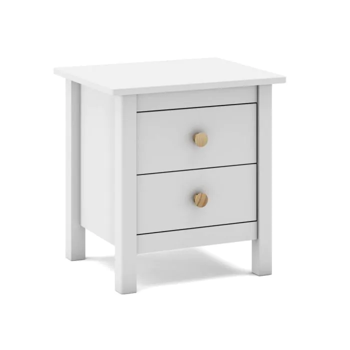 MESITA DE NOCHE MAX 2C BLANCO