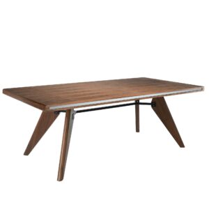 Mesa comedor rectangular nogal y nogal Angel Cerdá