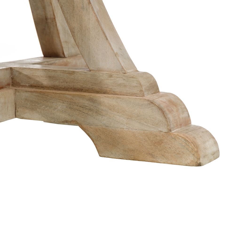 MESA COMEDOR NATURAL MADERA DE MANGO 85 X 85 X 76 CM - Imagen 5