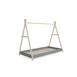 Camas CABAÑA TRUFA 90X200 BLANCO WAX/VERDE KAKI 444C