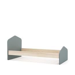 Camas 0.90 ESTEFANIA VERDE KAKI 444C/BLANCO WAX CON LA