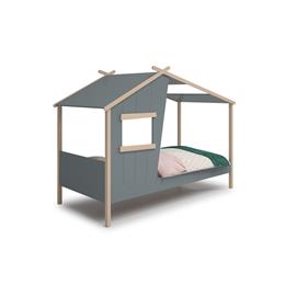 Camas CABAÑA LUBA 90CM VERDE KAKI 444C/BLANCO WAX