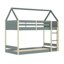 LITERA MONTESSORI SILA CON CASA VERDE KAKI 444C/