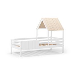 Camas CABAÑA 90 NIDIA SIN CAJÓN BLANCO LACADO/WAX