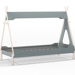 Camas TIPI 90 NORA VERDE PETRÓLEO/BLANCO WAX