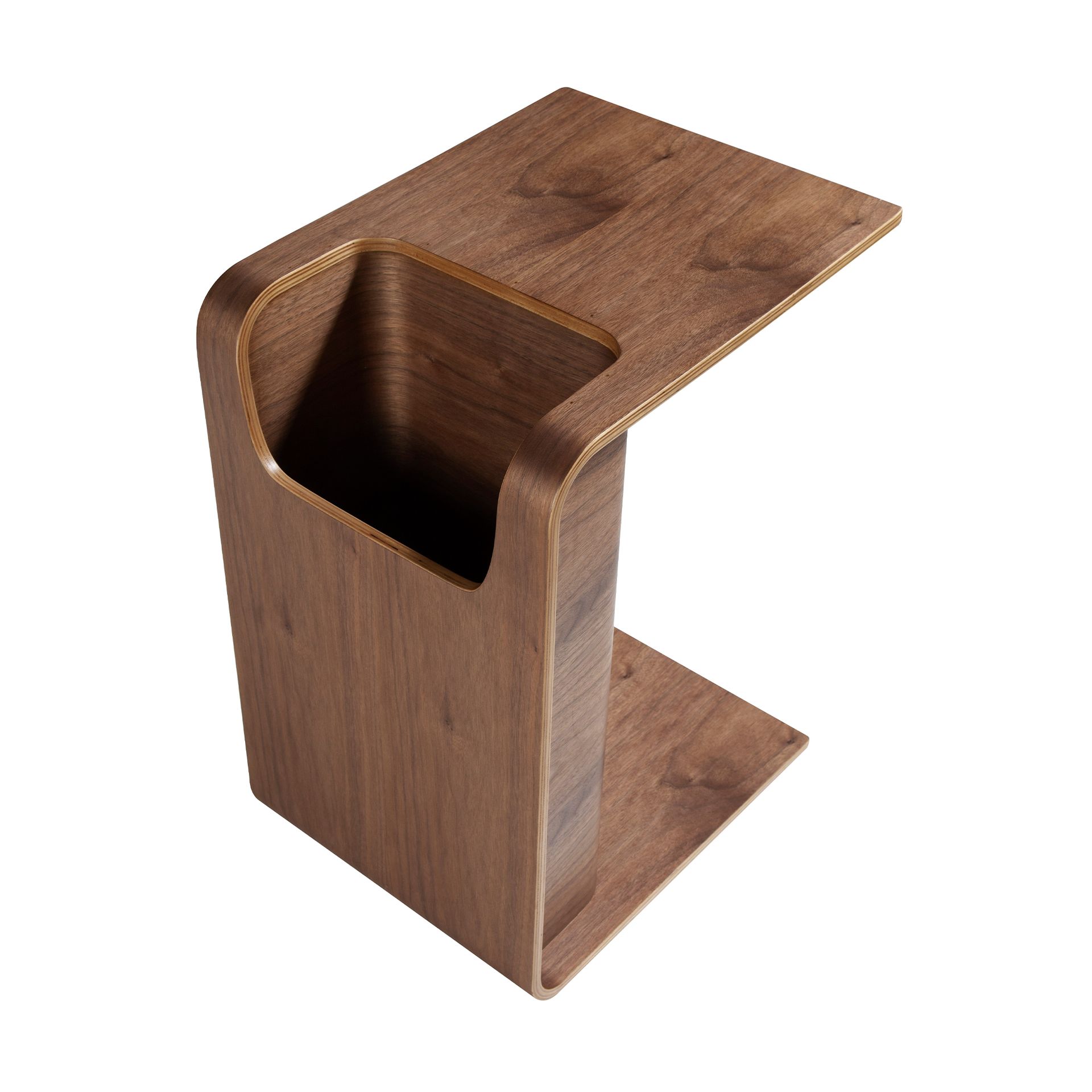 Mesa rincón rectangular nogal - Imagen 8