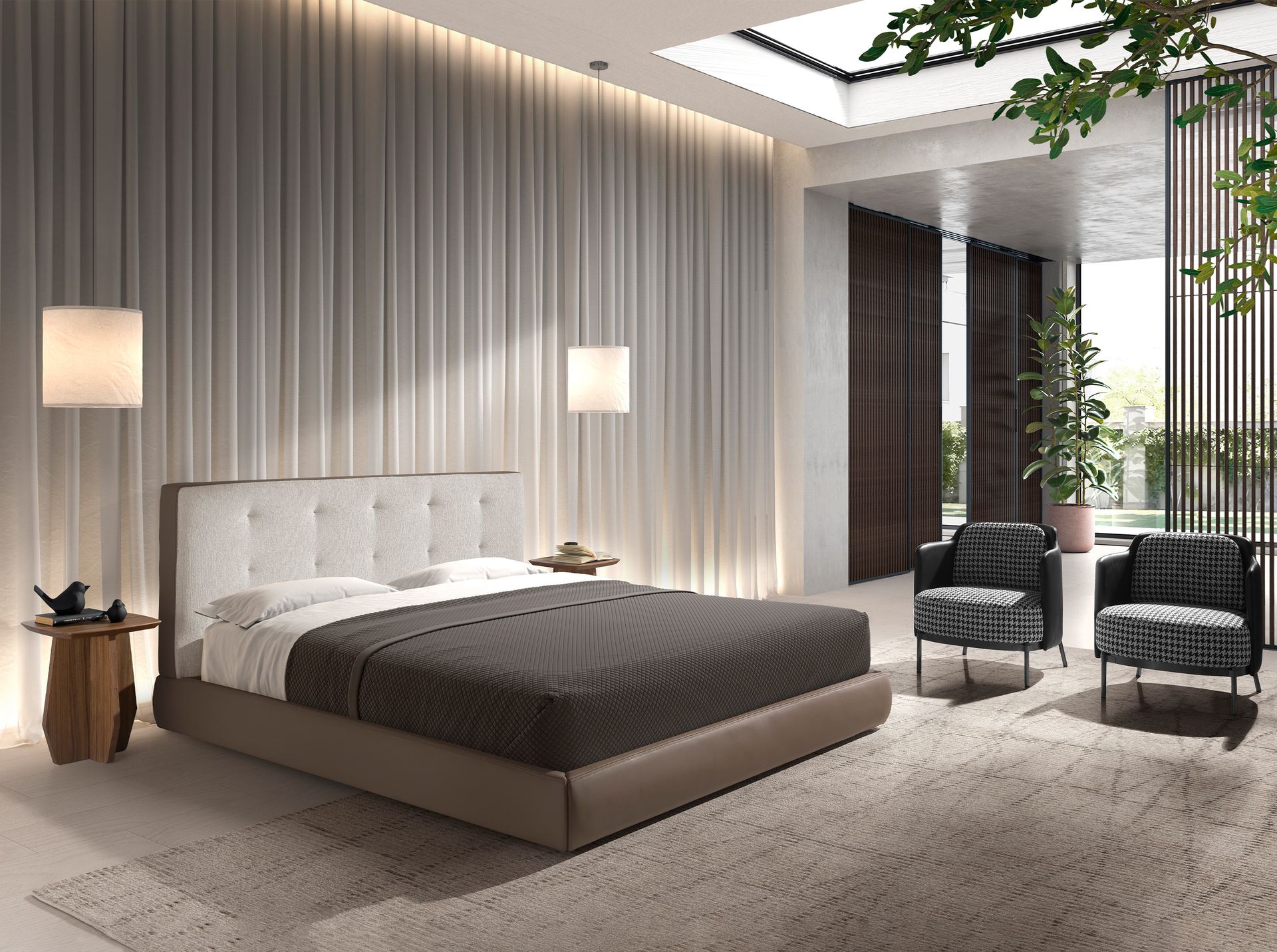 Mesa rincón cuadrada nogal - Imagen 8