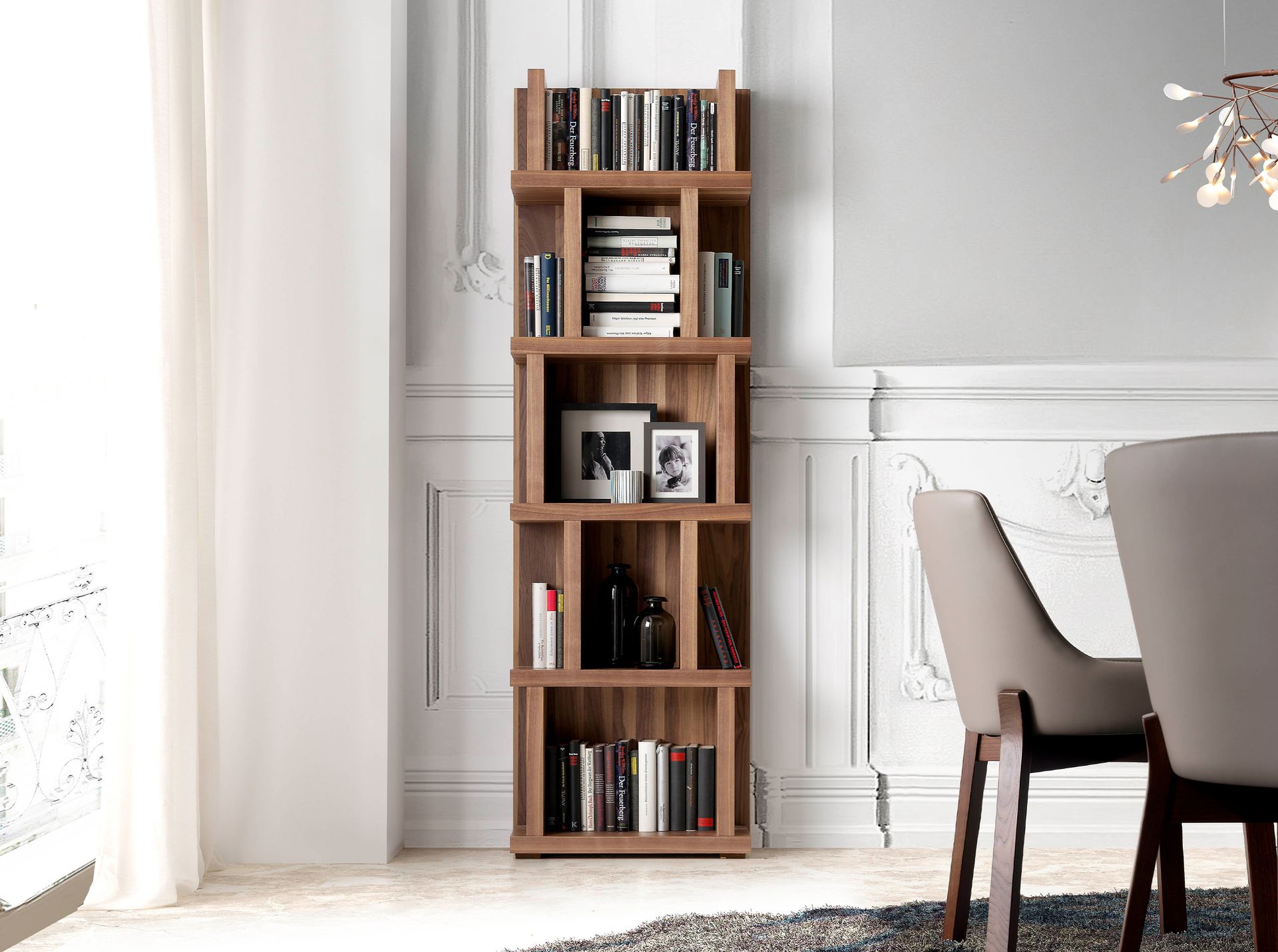 Estantería madera nogal - Imagen 3