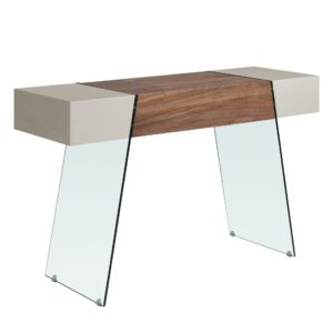 Consola rectangular madera gris