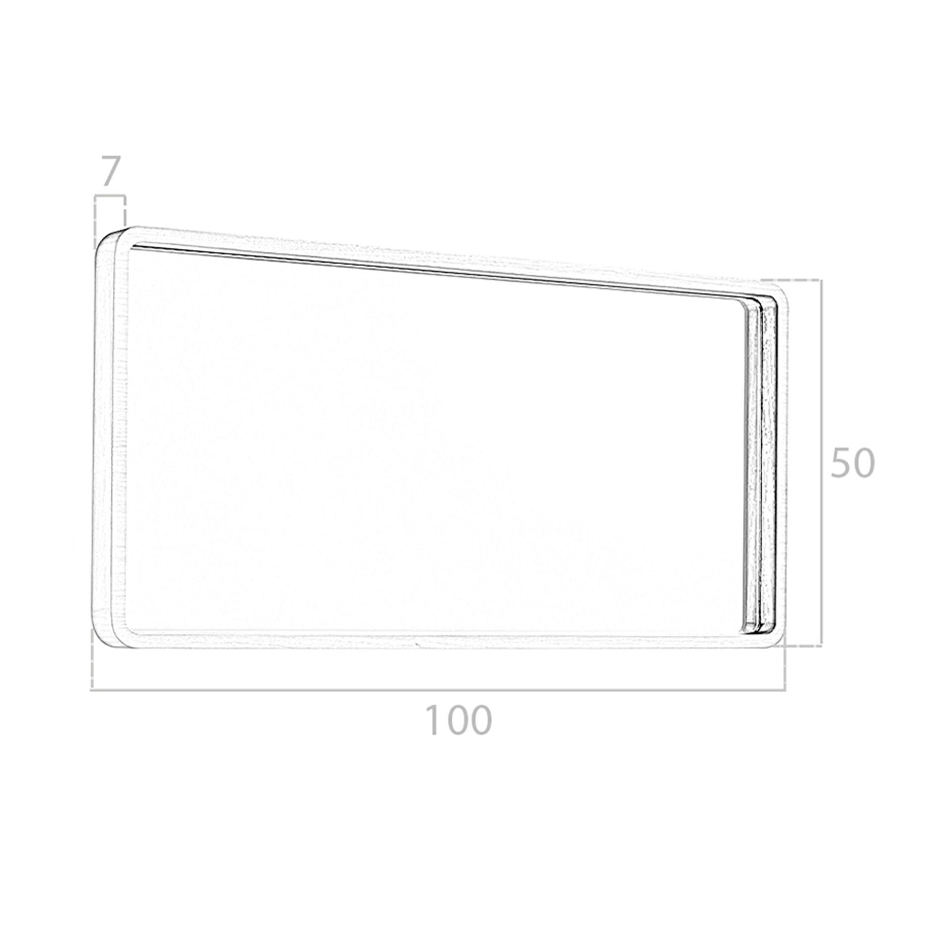 Espejo pared rectangular nogal - Imagen 9