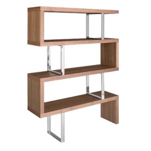 Estantería nogal y acero Angel Cerdá