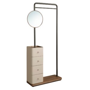 Perchero polipiel visón