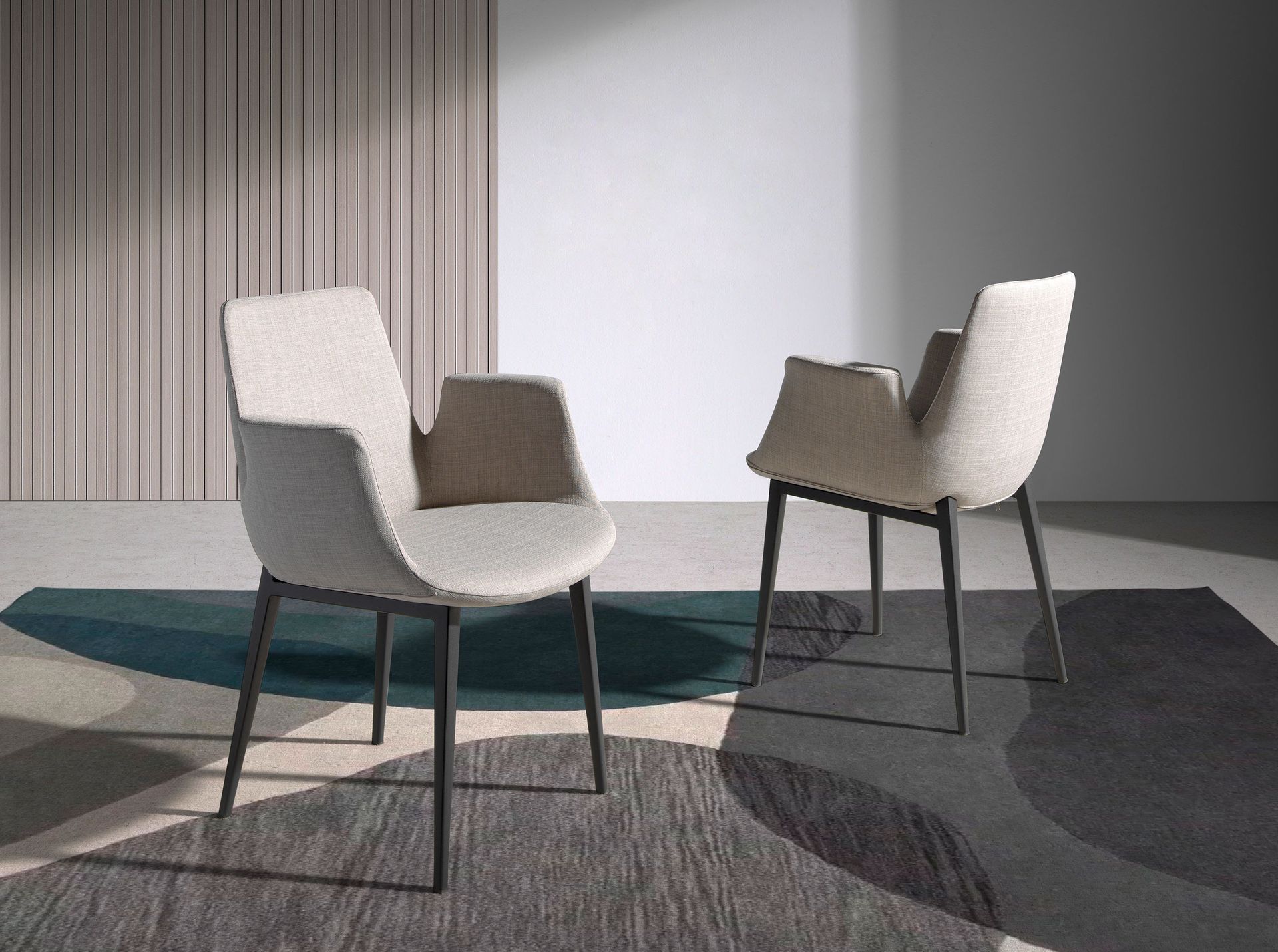 Silla tela gris - Imagen 3