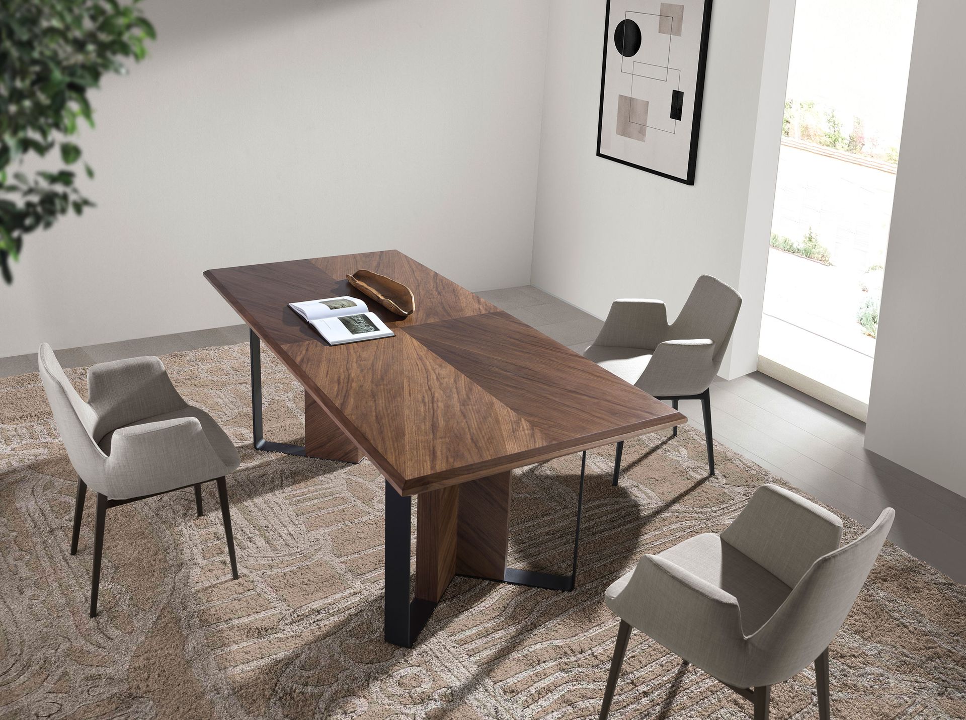 Silla tela gris - Imagen 5