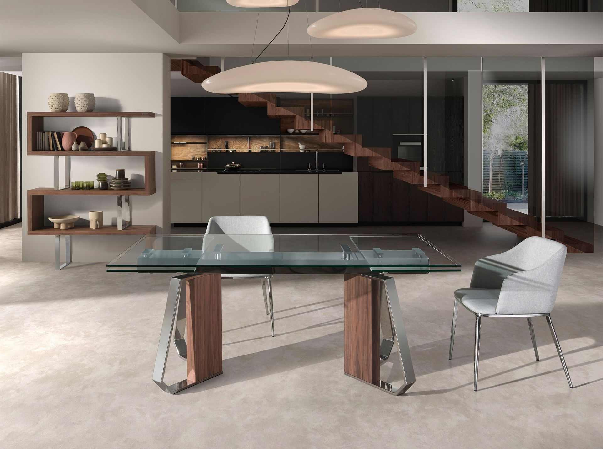 Silla tela gris - Imagen 5