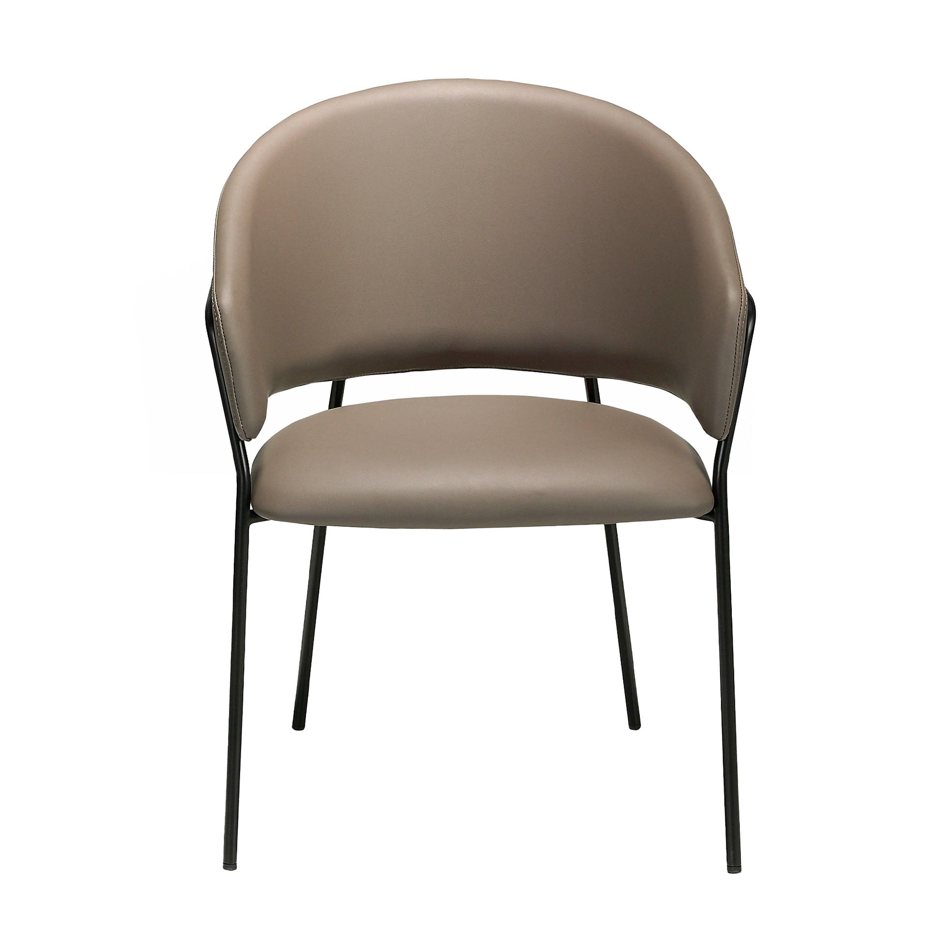 Silla polipiel visón oscuro - Imagen 2