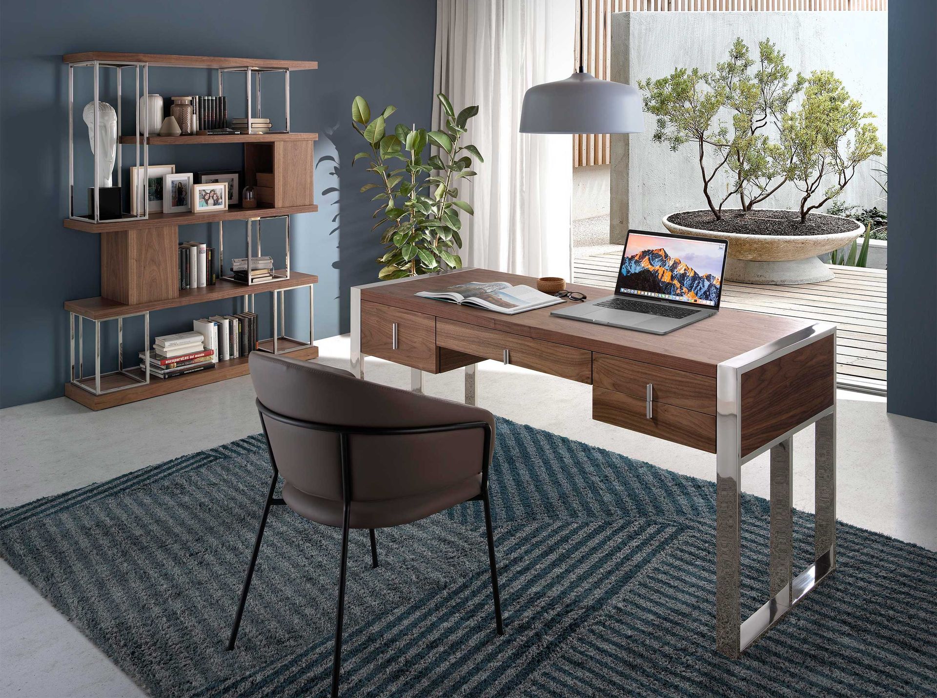 Silla polipiel visón oscuro - Imagen 6