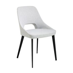 Silla tela gris Angel Cerdá