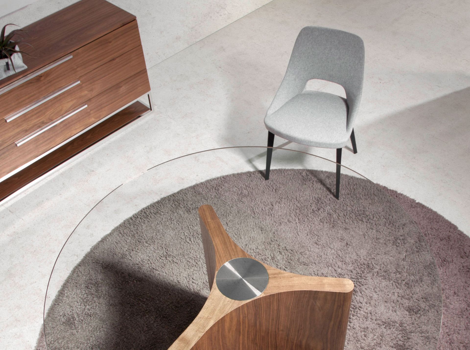 Silla tela gris - Imagen 5