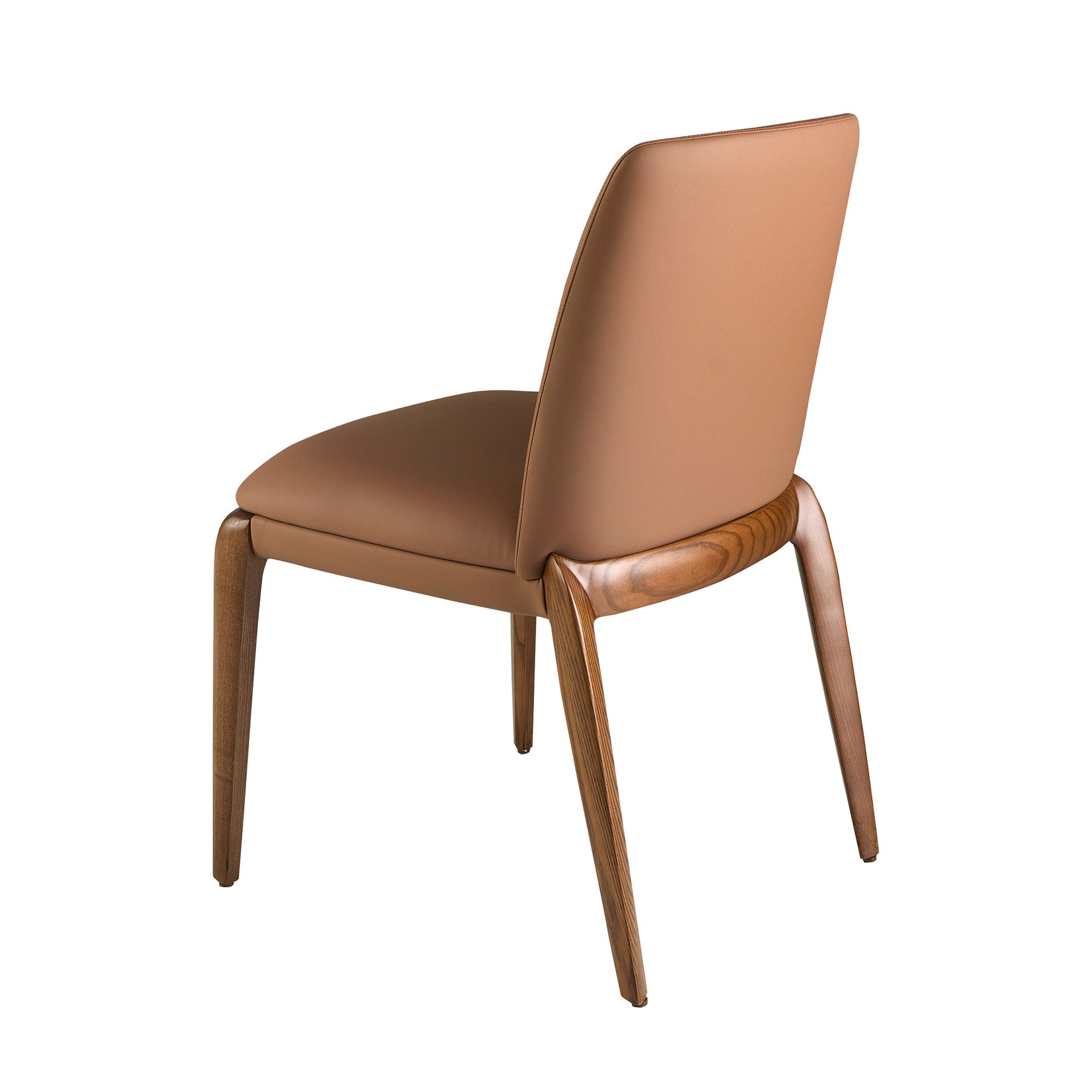 Silla polipiel marrón - Imagen 6