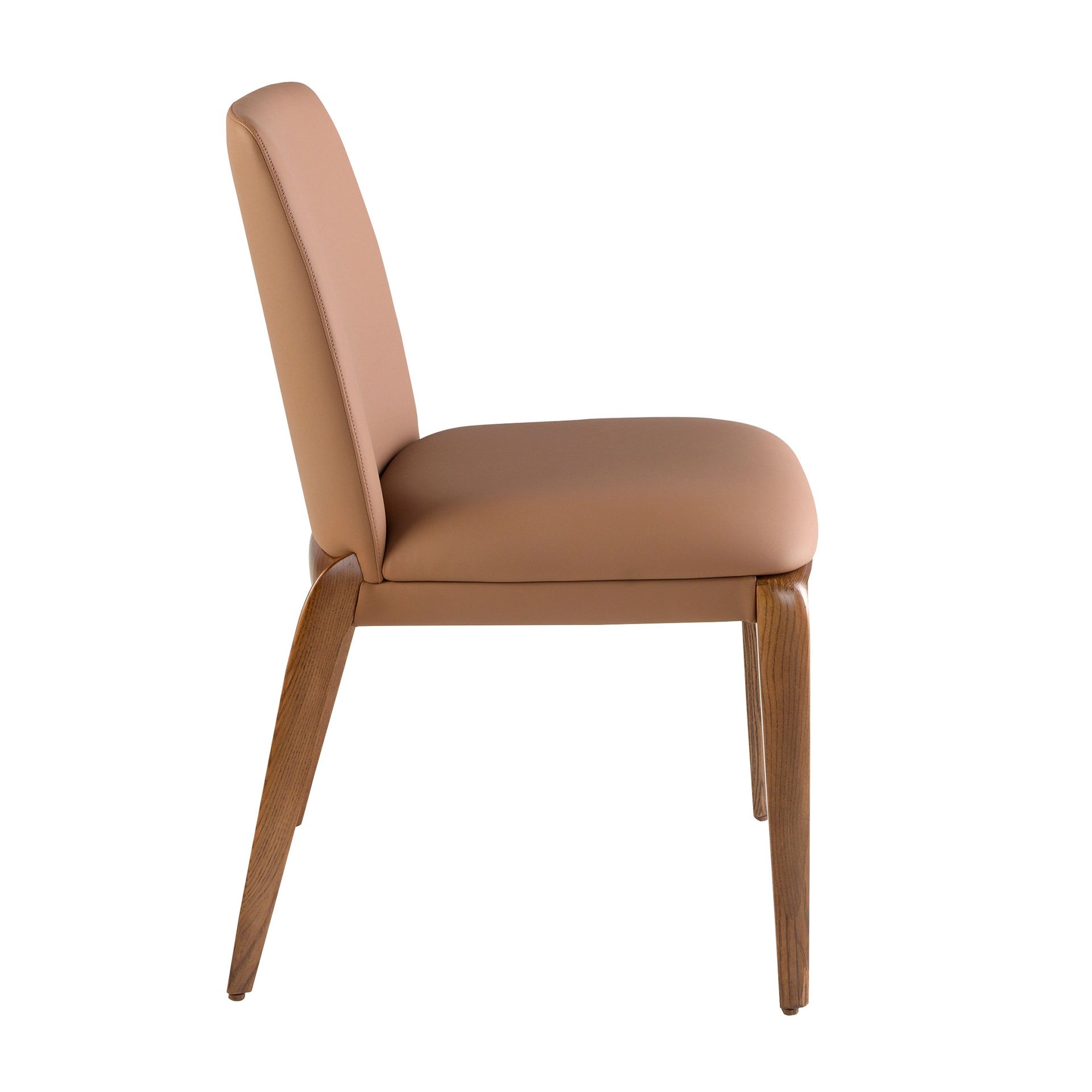 Silla polipiel marrón - Imagen 8