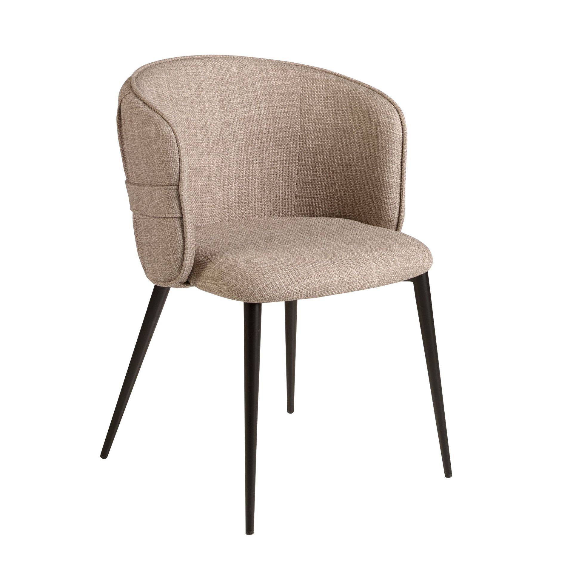 Silla tela marrón Angel Cerdá