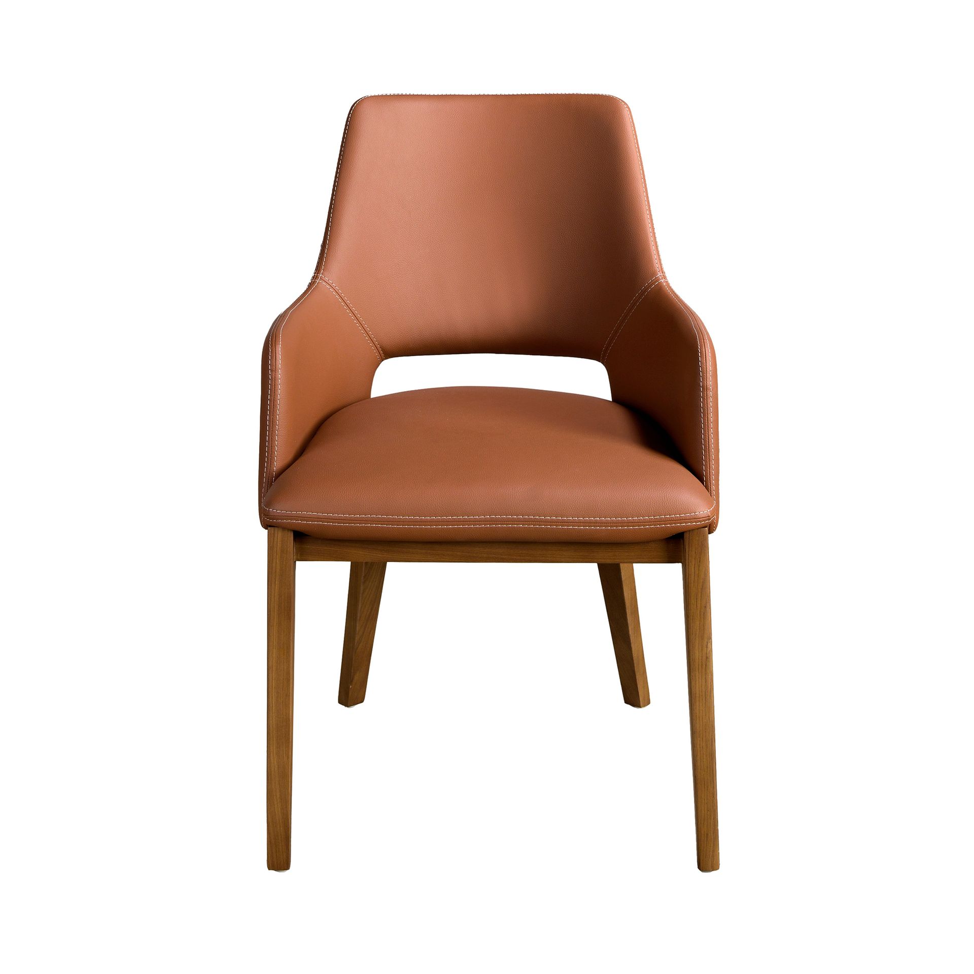 Silla polipiel marrón - Imagen 2