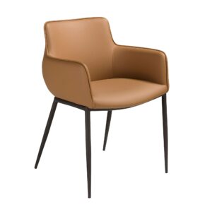 Silla polipiel marrón Angel Cerdá