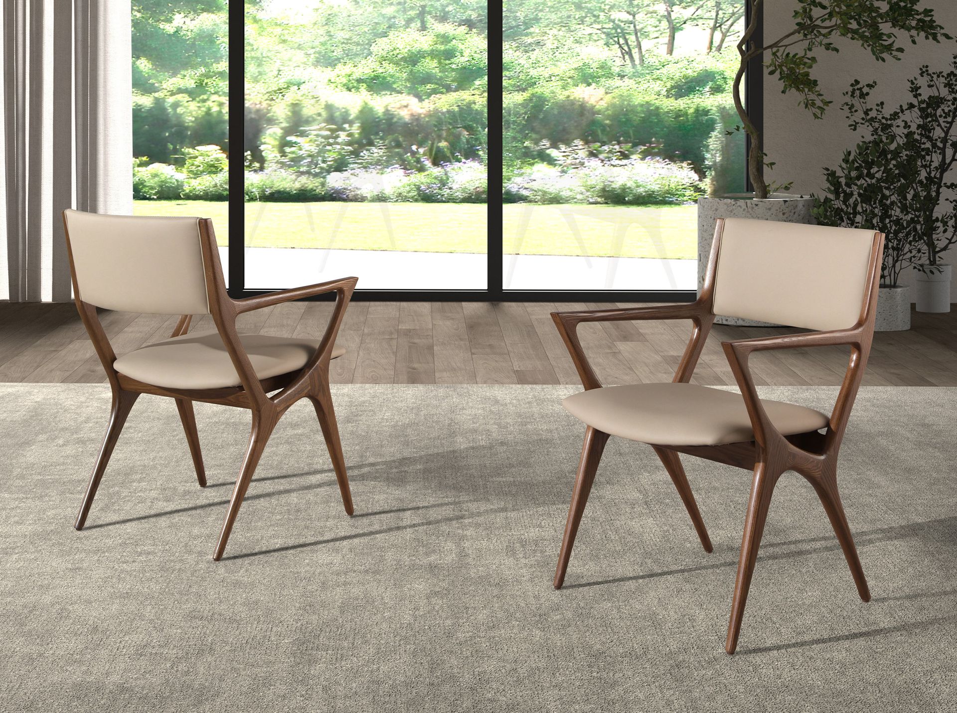 Silla polipiel visón - Imagen 3