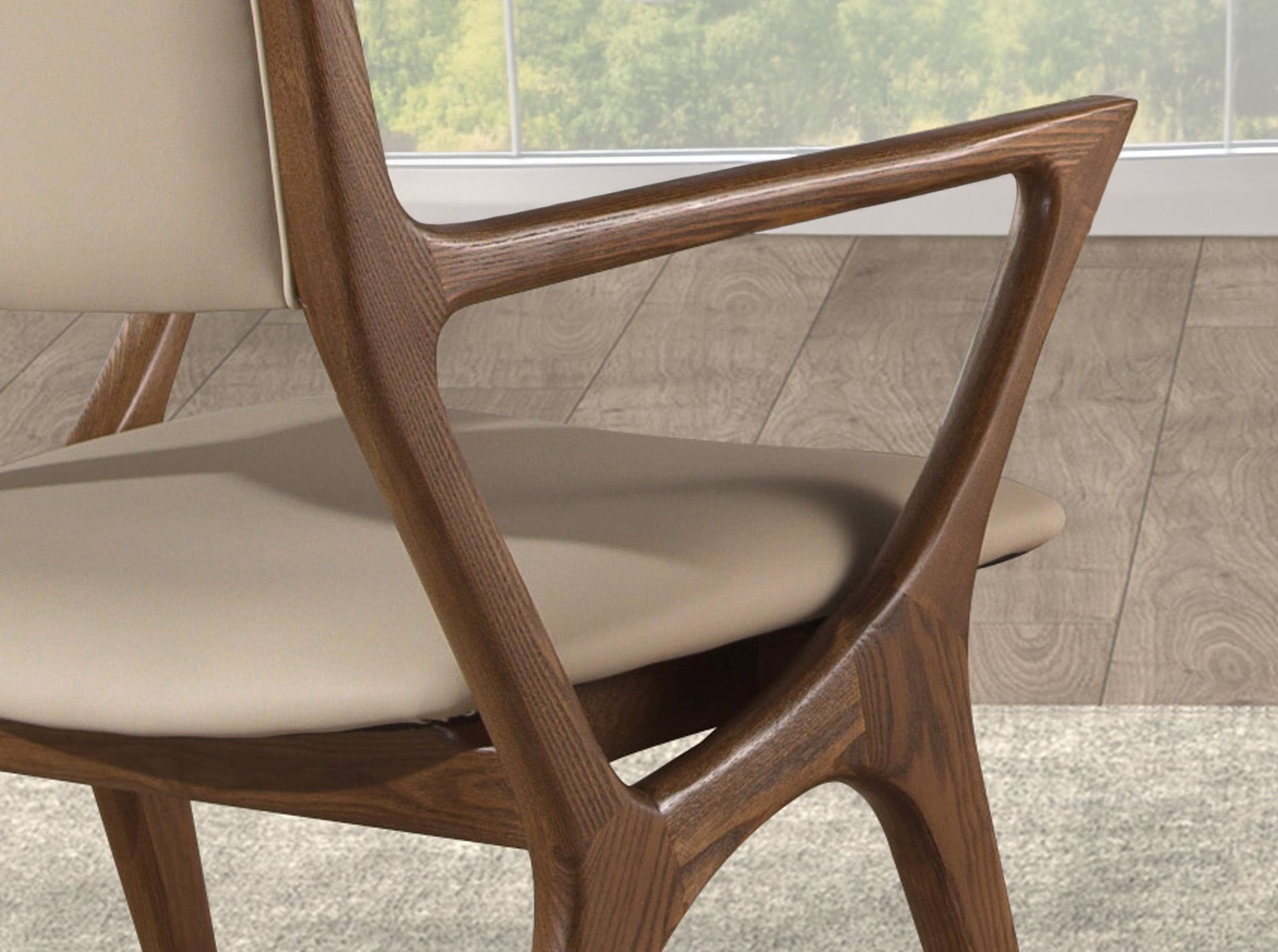 Silla polipiel visón - Imagen 7