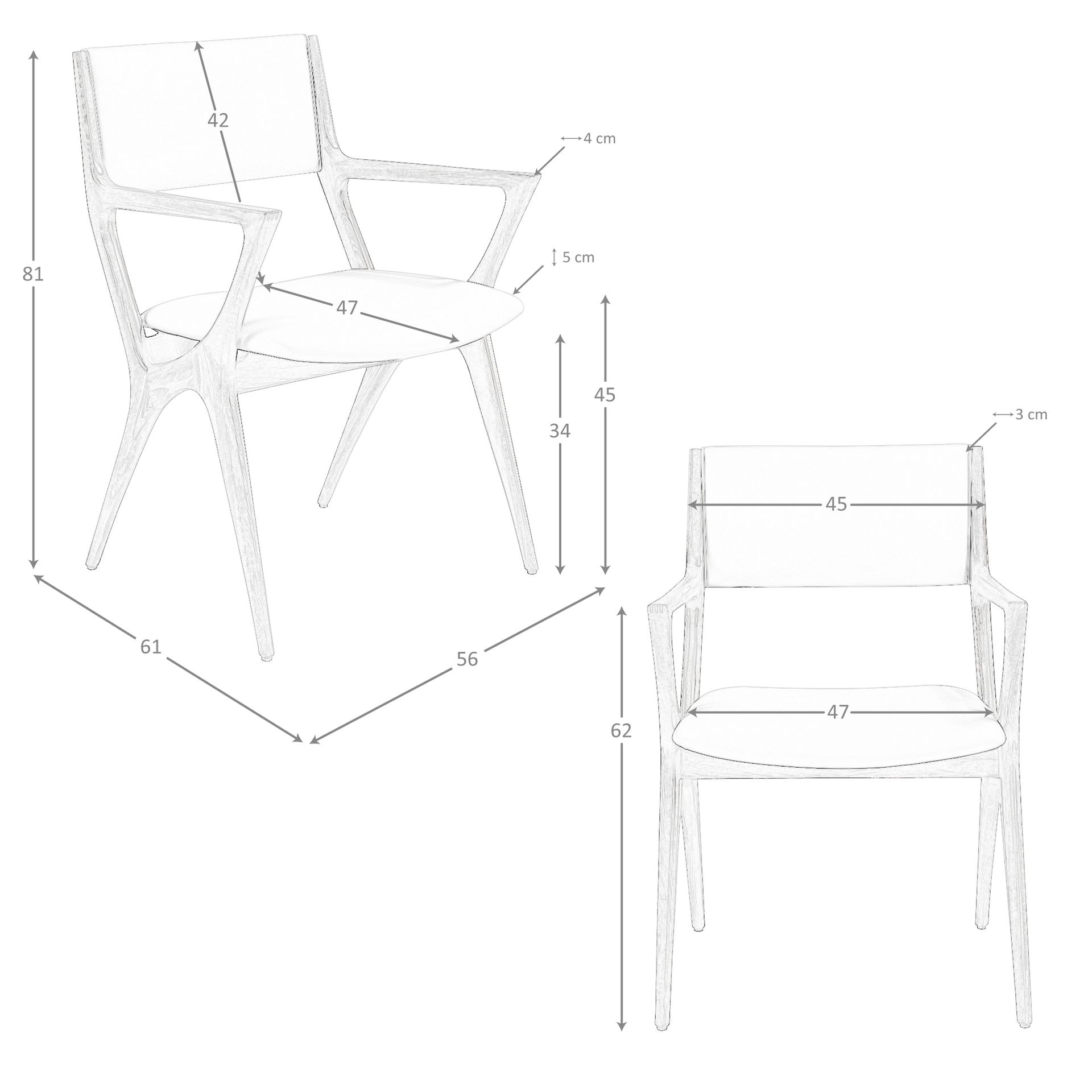 Silla polipiel visón - Imagen 9