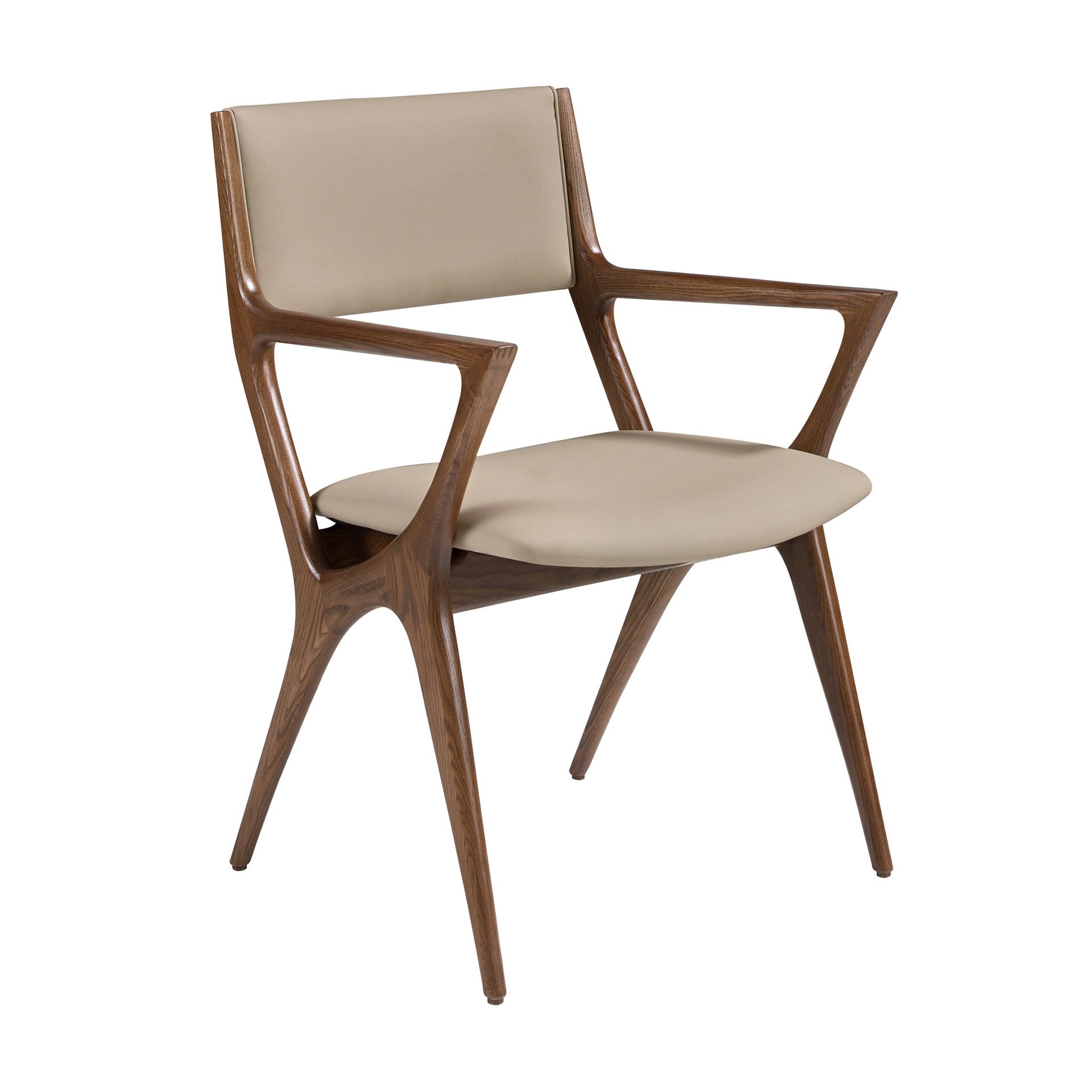 Silla polipiel visón Angel Cerdá