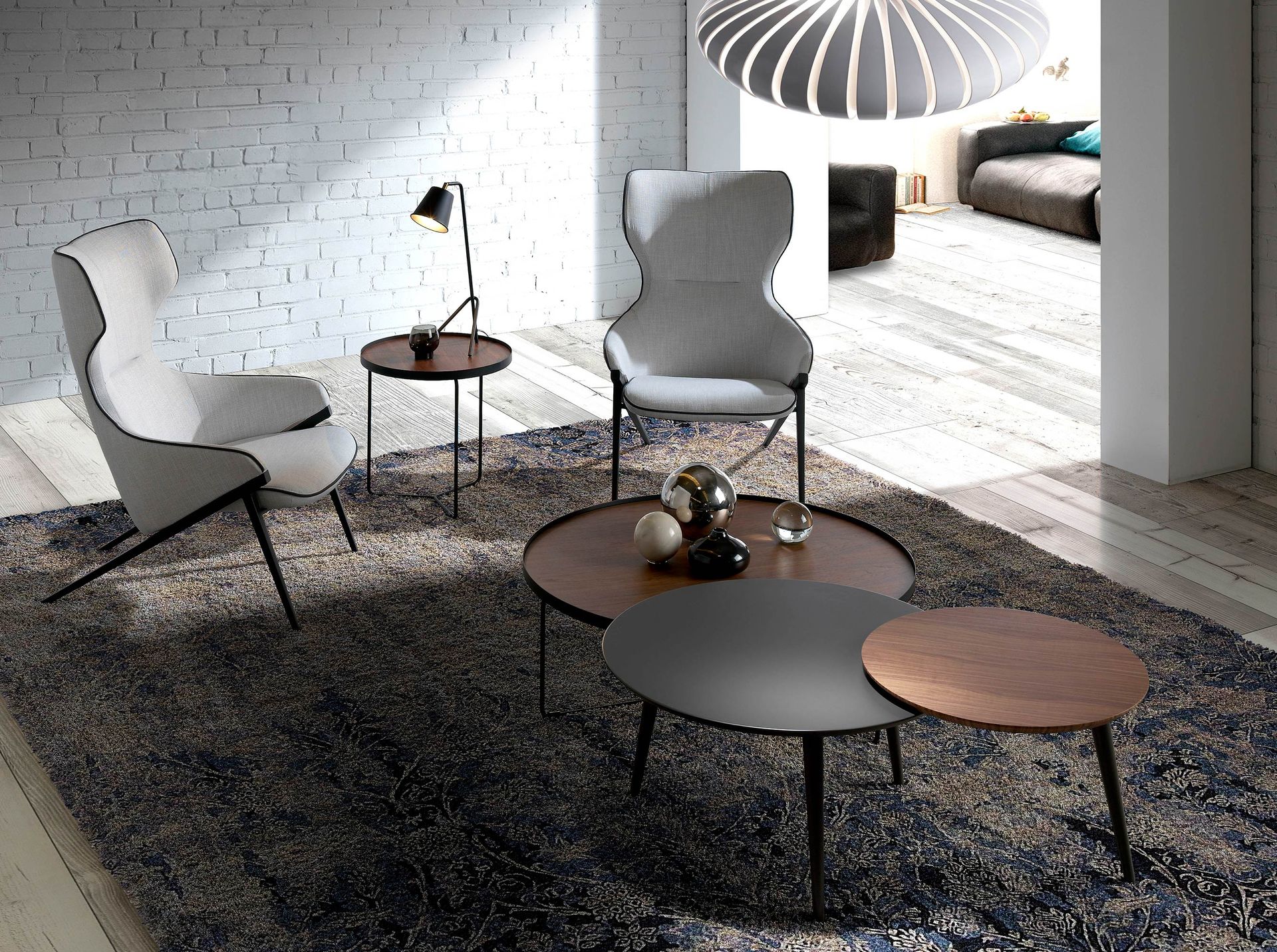 Sillón tela gris - Imagen 4