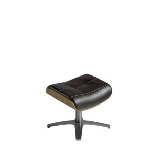 Ottoman piel marrón chocolate Angel Cerdá