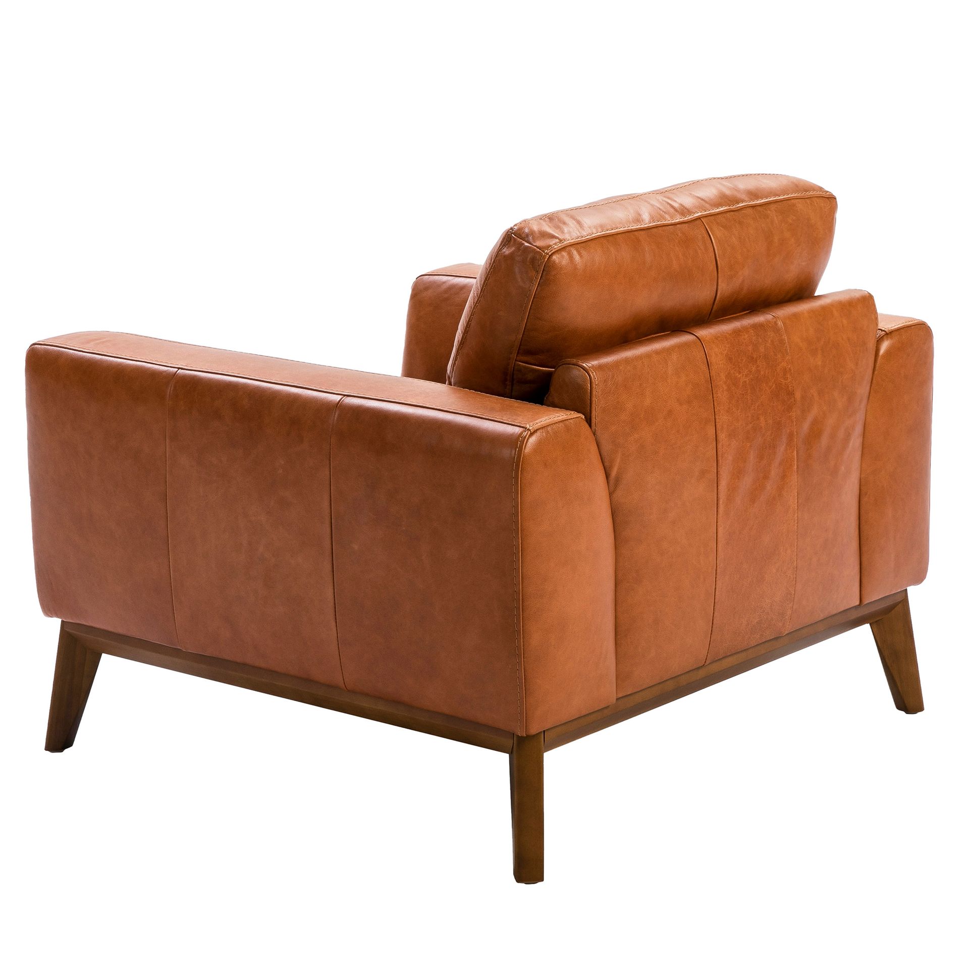 Sillón piel marrón - Imagen 6