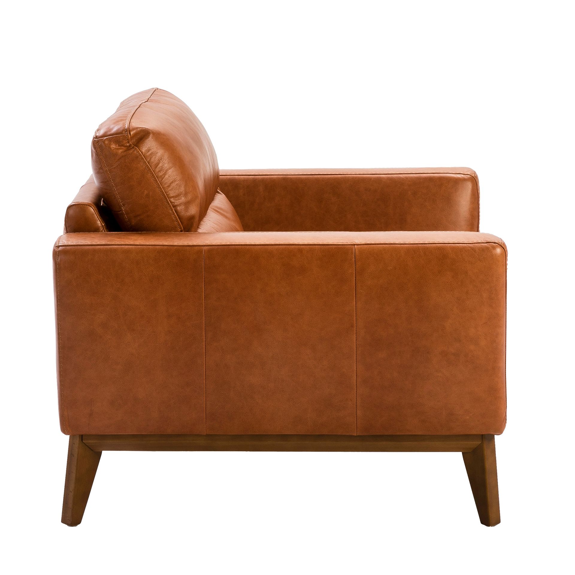 Sillón piel marrón - Imagen 8