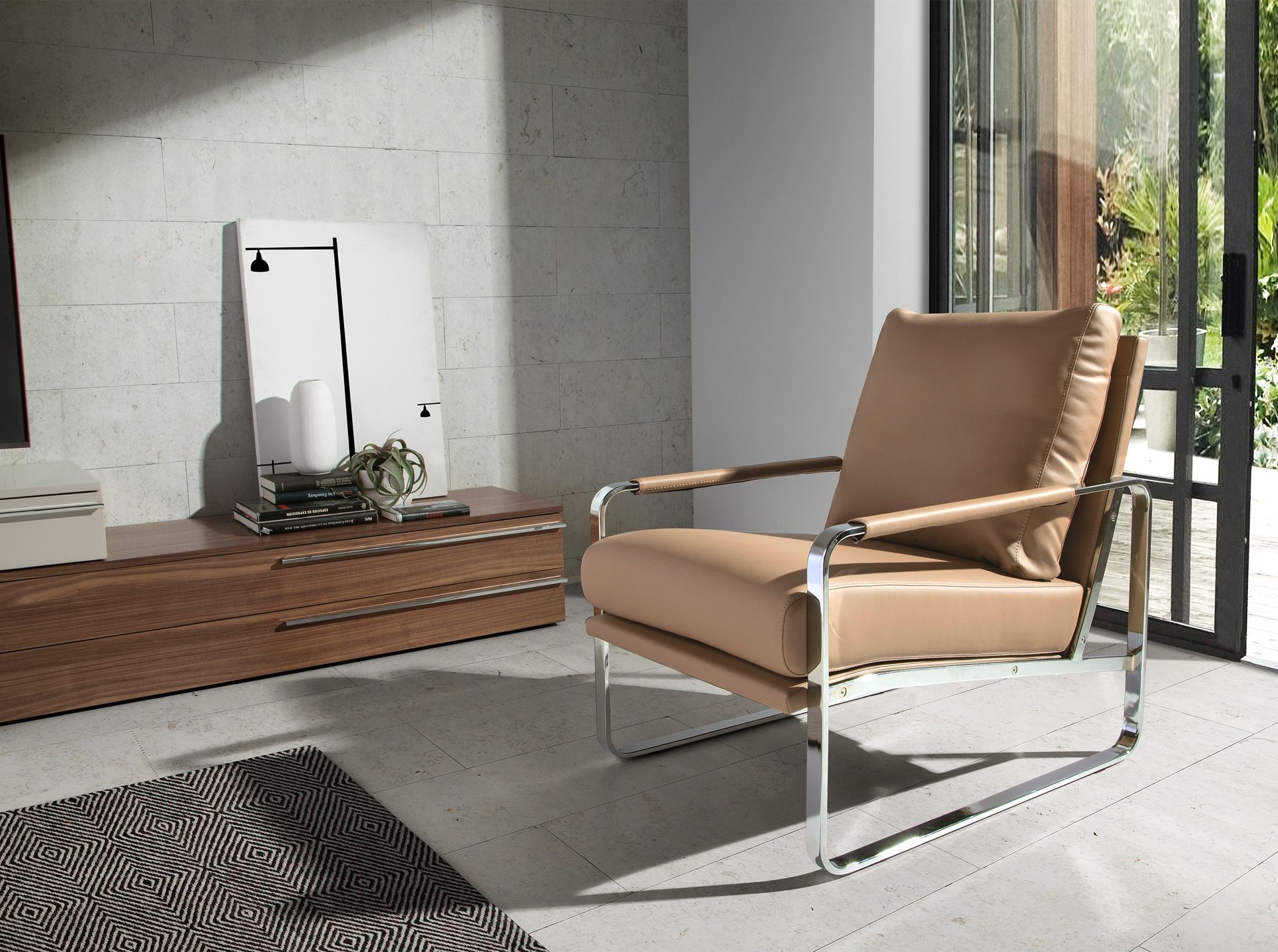 Sillón polipiel visón - Imagen 3