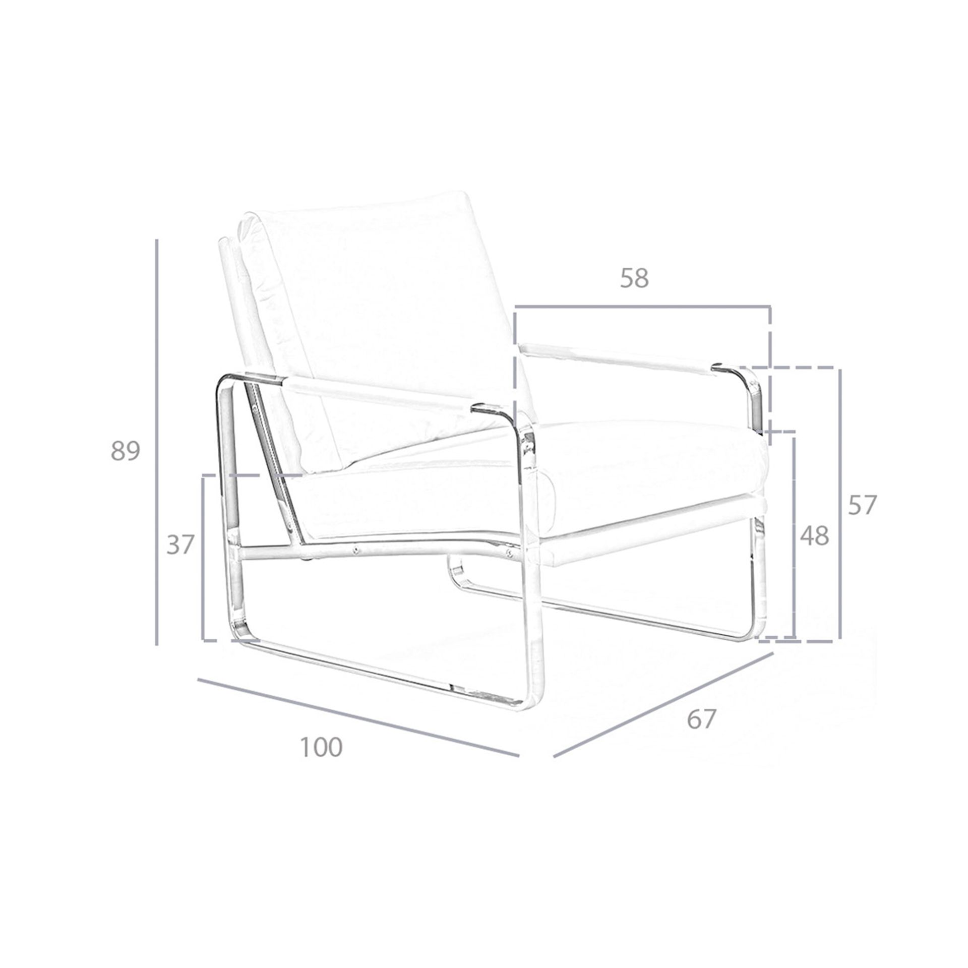 Sillón polipiel visón - Imagen 9