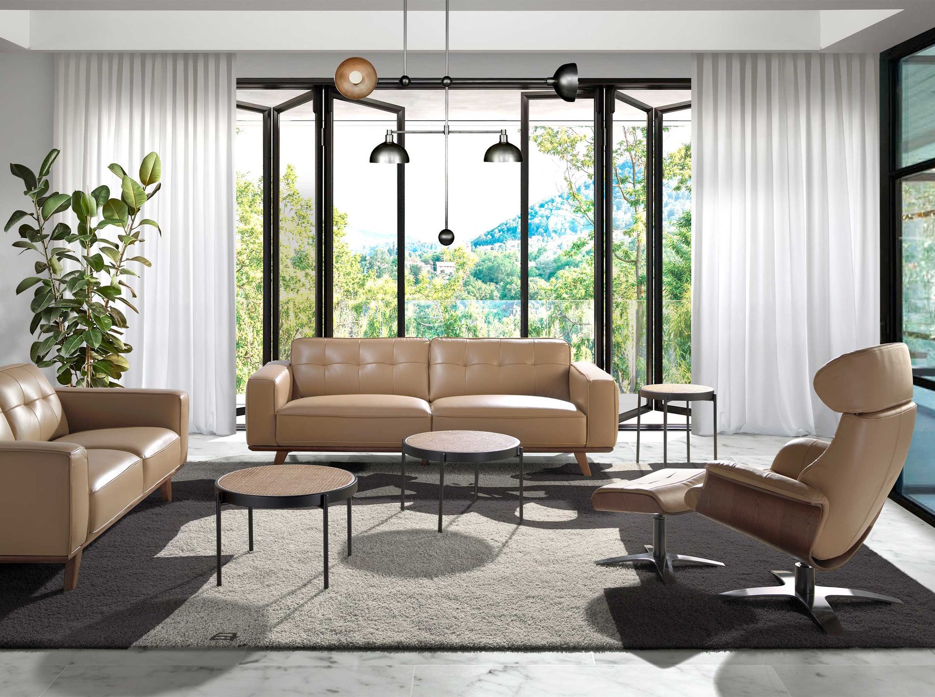 Ottoman piel arena - Imagen 4