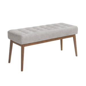 Banqueta tela gris oscuro Angel Cerdá