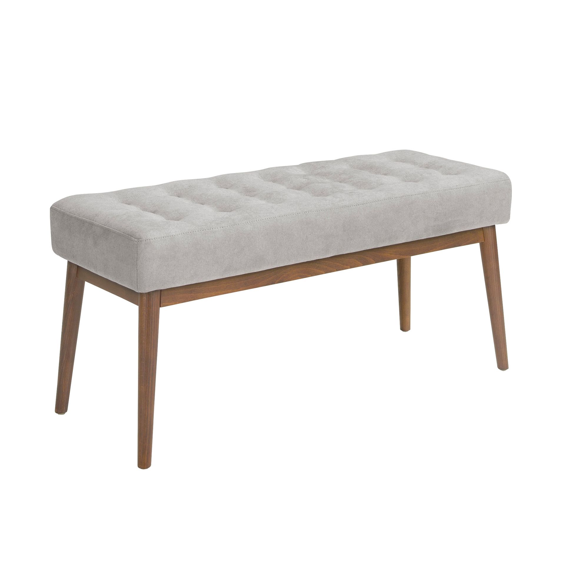 Banqueta tela gris oscuro Angel Cerdá