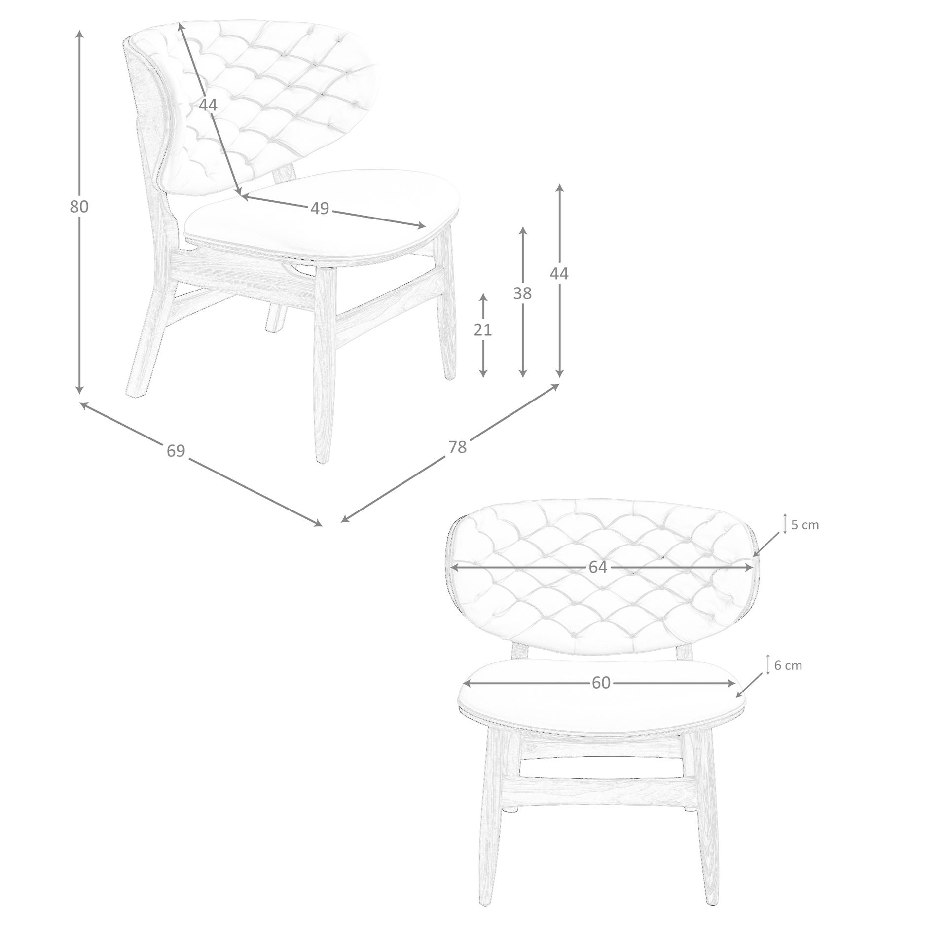 Sillón polipiel arena - Imagen 9